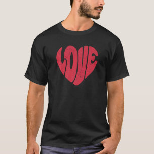 Retro Love Heart, Funny Hello Valentine 2023 Men W T-Shirt
