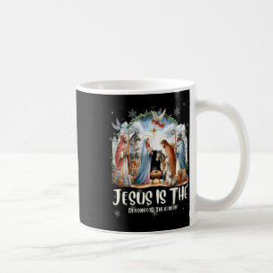Retro Love Like Jesus Coquette Heart Bow Jesus Val Coffee Mug