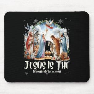 Retro Love Like Jesus Coquette Heart Bow Jesus Val Mouse Mat