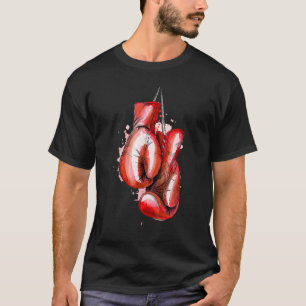   Retro Love Red Boxing Gloves  Boxer  2022 T-Shirt