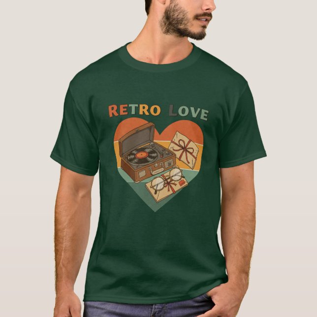 Retro love T-Shirt (Front)