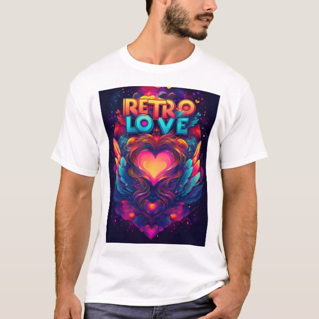 Retro love T-Shirt (Front)