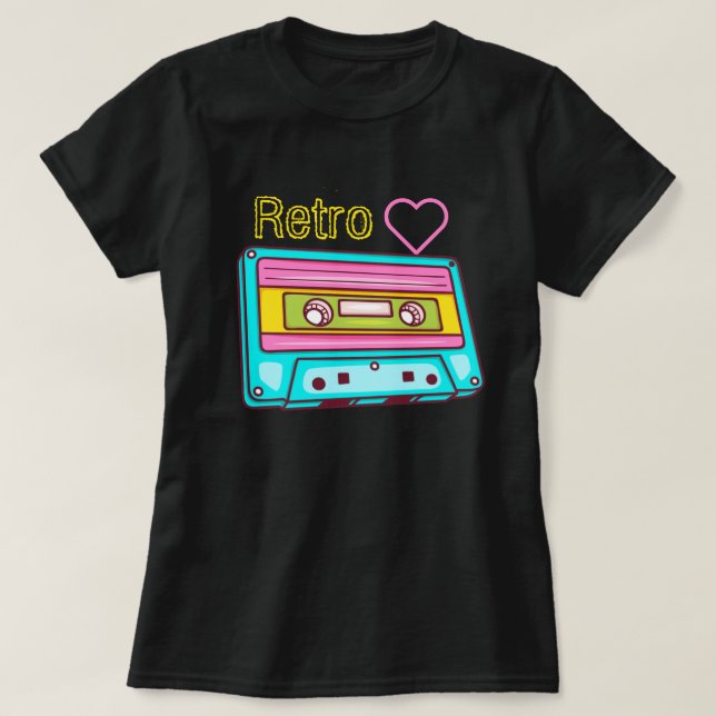 Retro Love T-Shirt (Design Front)