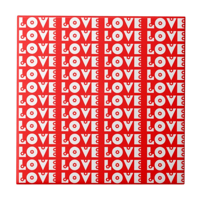 Retro LOVE Tile (Front)
