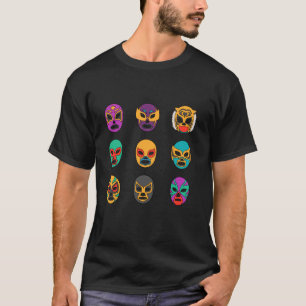 Retro Lucha Libre Wrestling T-Shirt