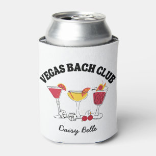 Retro Lucky In Love Vegas Bachelorette   Can Cooler