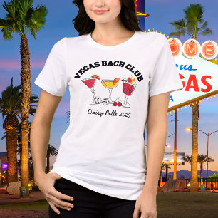 Retro Lucky In Love Vegas Bachelorette Tri-Blend Shirt