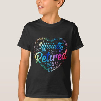 Retro Ly Retired 2027 Heart Funny Retirement Women T-Shirt