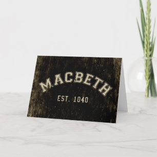 Retro Macbeth Card