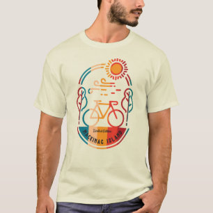 Retro Mackinac Island Bike Trail T-Shirt