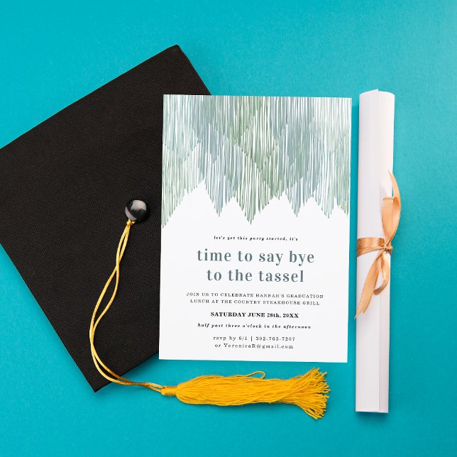 Retro Macrame Fringe | Graduation Invitation (Creator Uploaded)