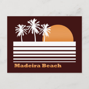 Retro Madeira Beach Postcard