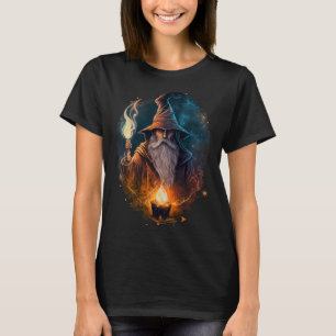 Retro Magical Wizard Fantasy 16 T-Shirt