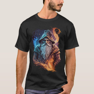 Retro Magical Wizard Fantasy 24 T-Shirt