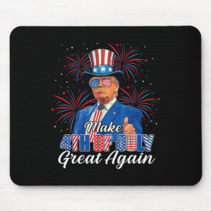 Retro Make 4th Of July Great Again Patriotic Donal Mouse Mat