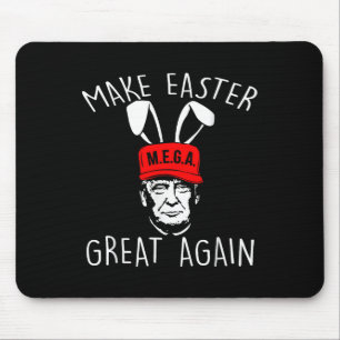 Retro Make Easter Great Again Funny Trump Easter A Mouse Mat