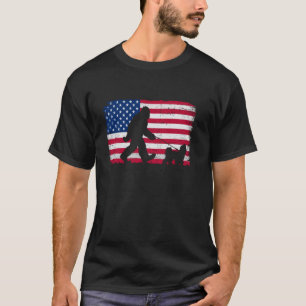 Retro Maltese 4th of July US American Flag Patriot T-Shirt