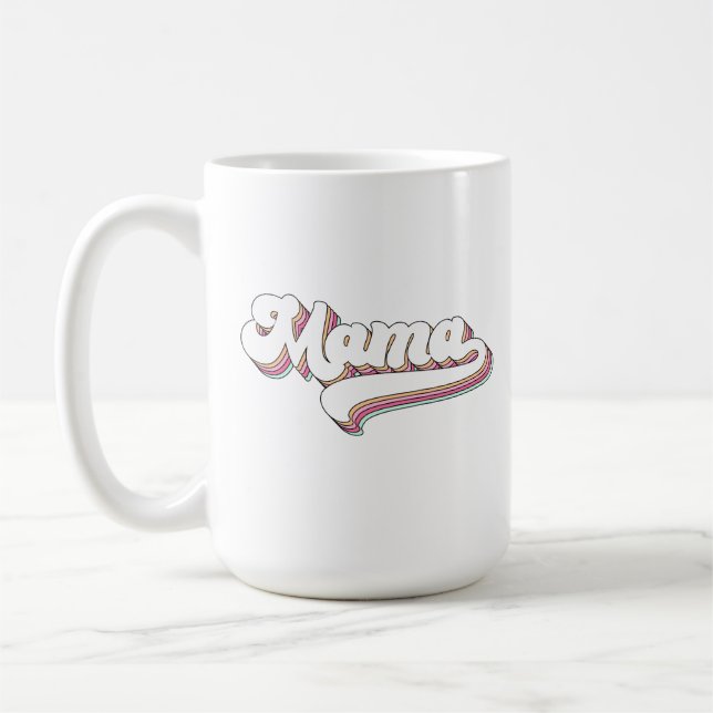 Retro Mama Coffee Mug (Left)