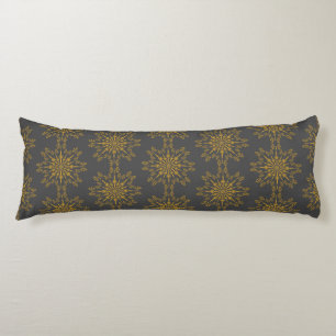 Retro Mandala Dusk Body Pillow