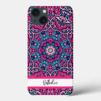 Retro Mandala Pattern with Name Luxury