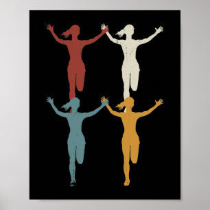 Retro Marathon, Trail running Poster