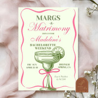 Retro Margaritas and Matrimony Bachelorette