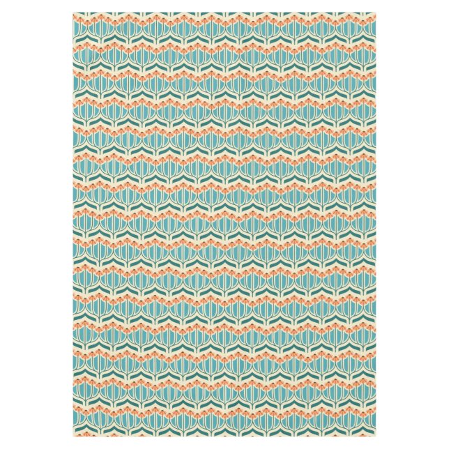 Retro marigolds tablecloth (Front)