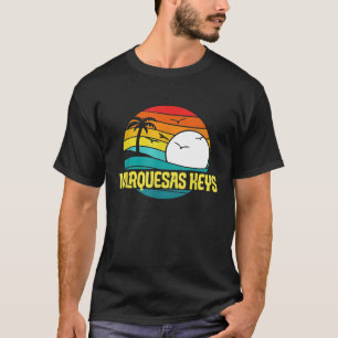 Retro Marquesas Keys Sun Surf 80s Graphic T-Shirt