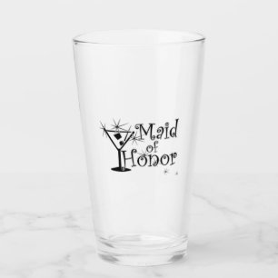 Retro Martini - Maid of Honour Black Glass