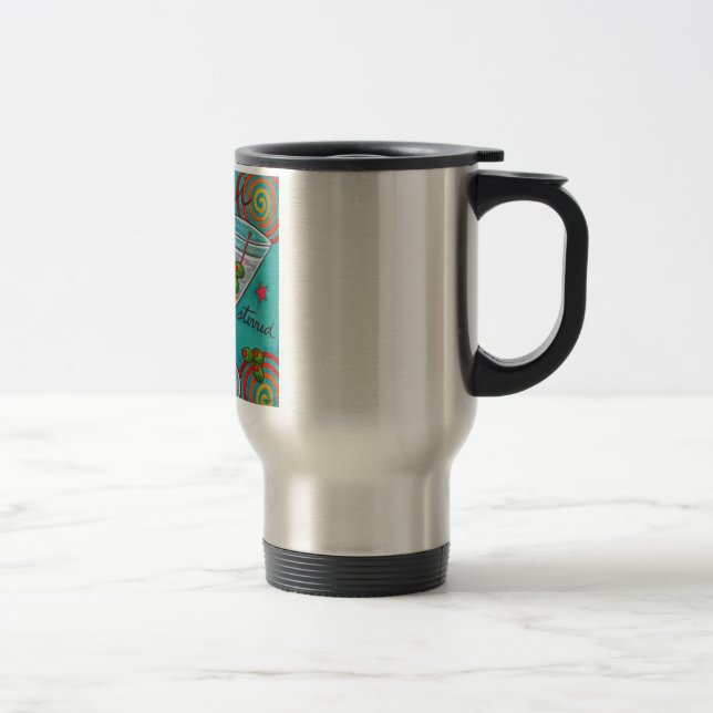 Retro Martini Travel Mug (Right)