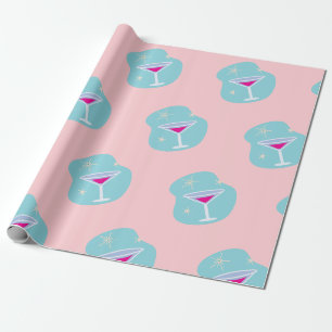 Retro Martini Wrapping Paper