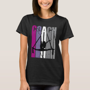 Retro Master Air Yoga Instructor Feminine Coach Co T-Shirt
