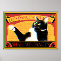Retro Match Design Dancing Cat Retro Match Dancing