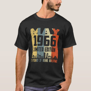 Retro May 1966 Funny 56Th Birthday T-Shirt
