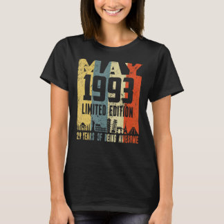Retro May 1993  29th Birthday T-Shirt