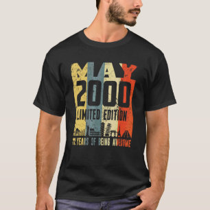 Retro May 2000 22nd Birthday T-Shirt