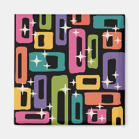 Retro MCM Abstract Atomic Age Pattern