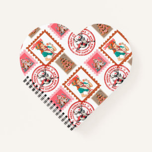Retro Medical Christmas Stamp Set Art Notebook