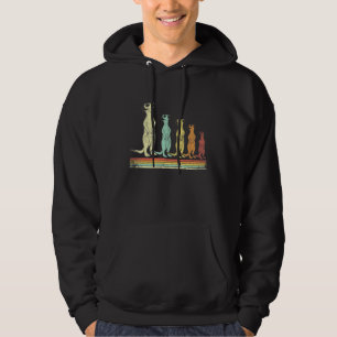Retro Meerkat  1 Hoodie