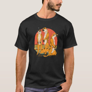 Retro Meerkat  Africa Zoo Animal Meerkat T-Shirt