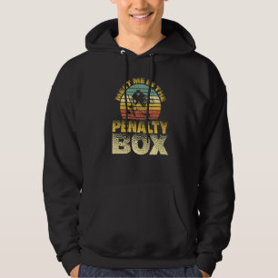 Retro Meet Me In The Penalty Box Ice Hockey Goalie Hoodie