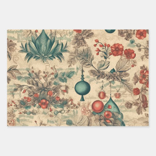 Retro Memories Wrapping Paper Sheet