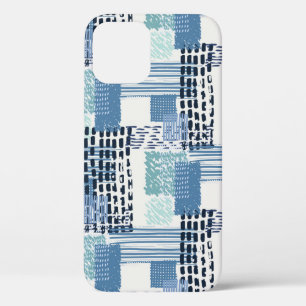 Retro Memphis Doodle Seamless Pattern iPhone 12 Case