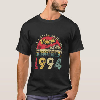 Retro Men 30th Birthday Gift Vintage December 1994 T-Shirt