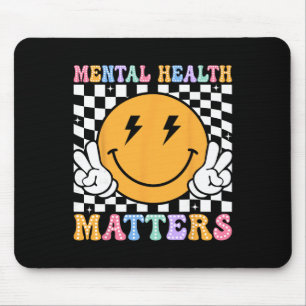 Retro Mental Health Problems Human Brain Illness A Mouse Mat