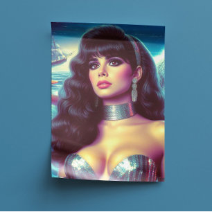 Retro Mermaid Pin-up Tissue Paper