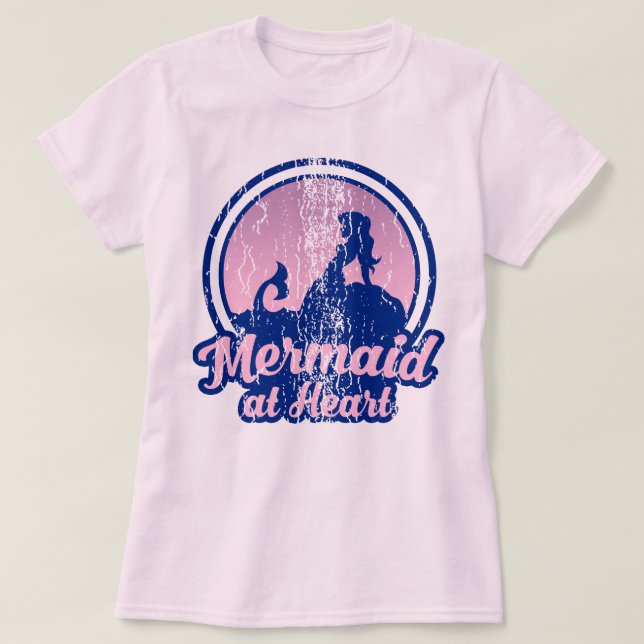 Retro Mermaid T-Shirt (Design Front)