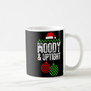 Retro Merry And Bright Moody And Uptight Couples C Coffee Mug