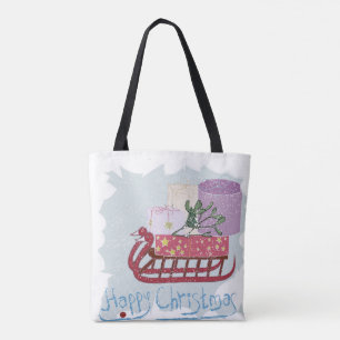 Retro . Merry Christmas! Tote Bag