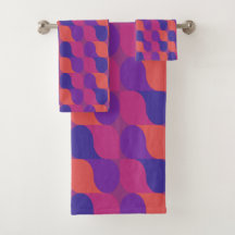 Retro Metaballs Abstract Geometric Pattern